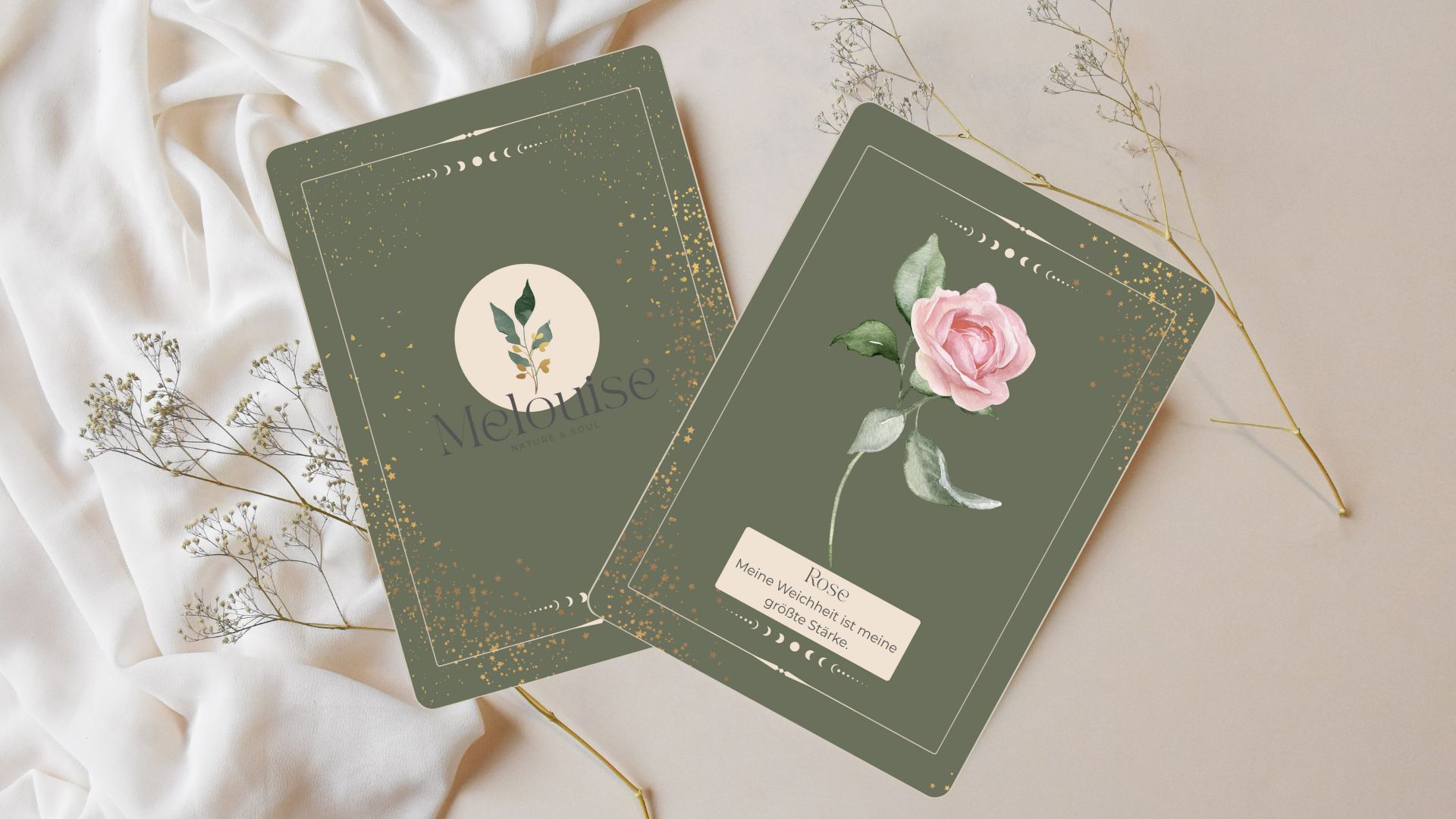 Mockup Rose pflanzenorakel karten